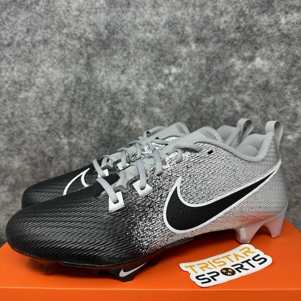 Nike Vapor Edge Speed 360 2 Football Cleats Mens Size 12 Black Silver DA5455-003
